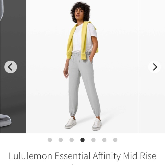 LULULEMON ESSENTIAL AFFINITY MID RISE JOGGER SIZE 2 - Picture 7 of 9